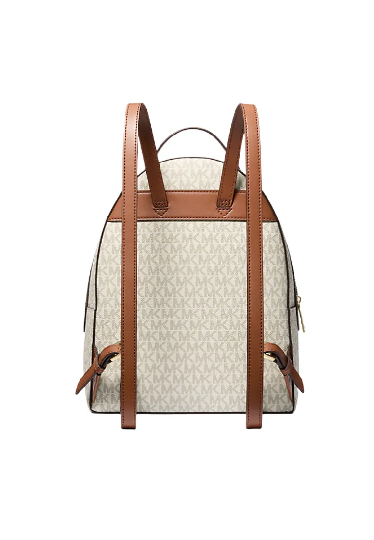 ( PREORDER ) Michael Kors Sheila Medium Logo Backpack In Vanilla 35F3G6HB6B