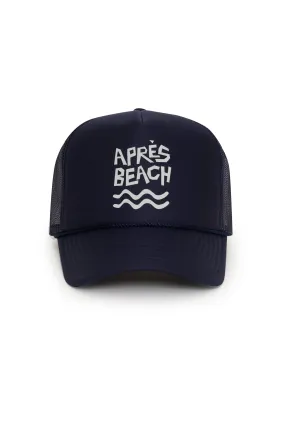 Apres Beach Trucker Hat Navy