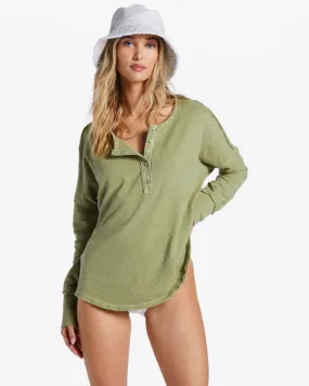 Billabong New Anyday L/S Shirt-Avocado