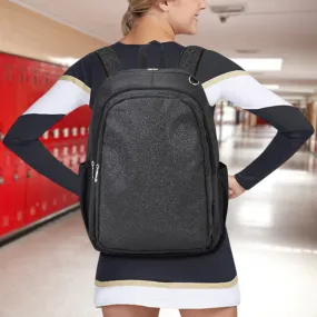 Black NGIL Premium Large Glitter Canvas Backpack