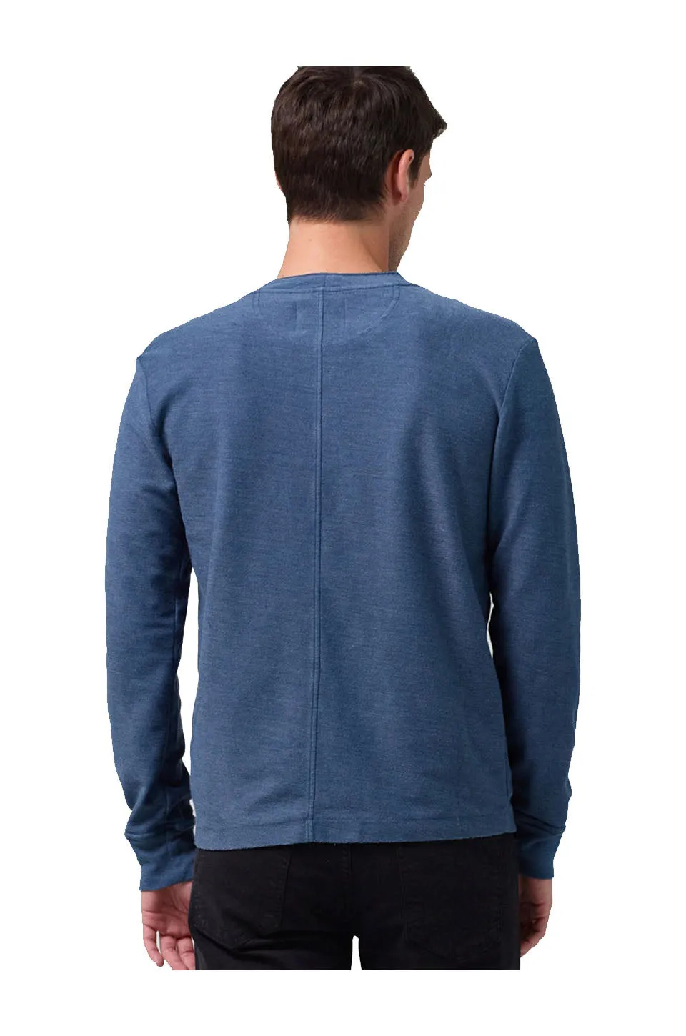 Citizens Of Humanity Classic Henley Long Sleeve In Basin