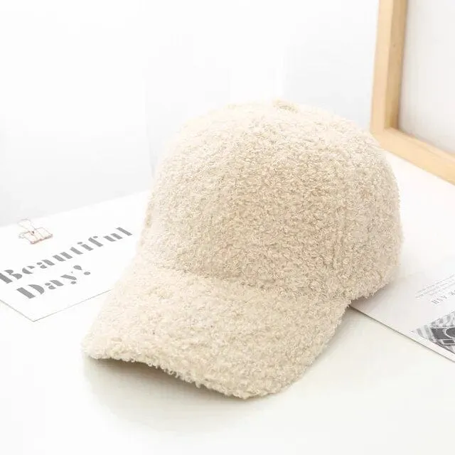 Fuzzy Autumn Women's Baseball Cap