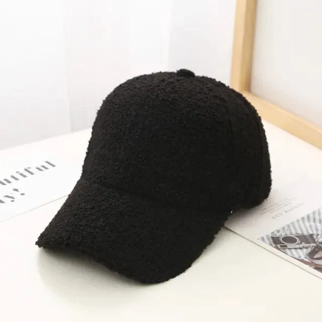 Fuzzy Autumn Women's Baseball Cap