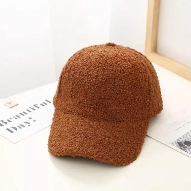 Fuzzy Autumn Women's Baseball Cap