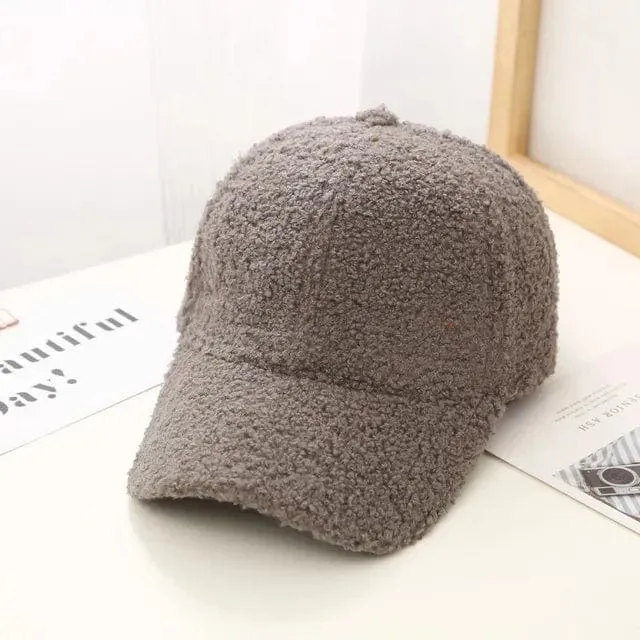 Fuzzy Autumn Women's Baseball Cap