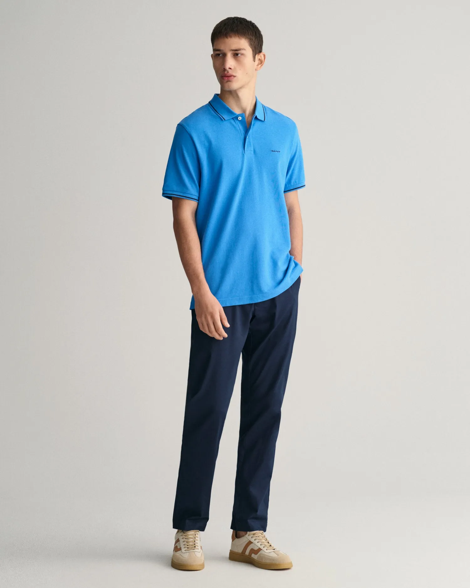 Gant Tipping Short Sleeve Pique Polo