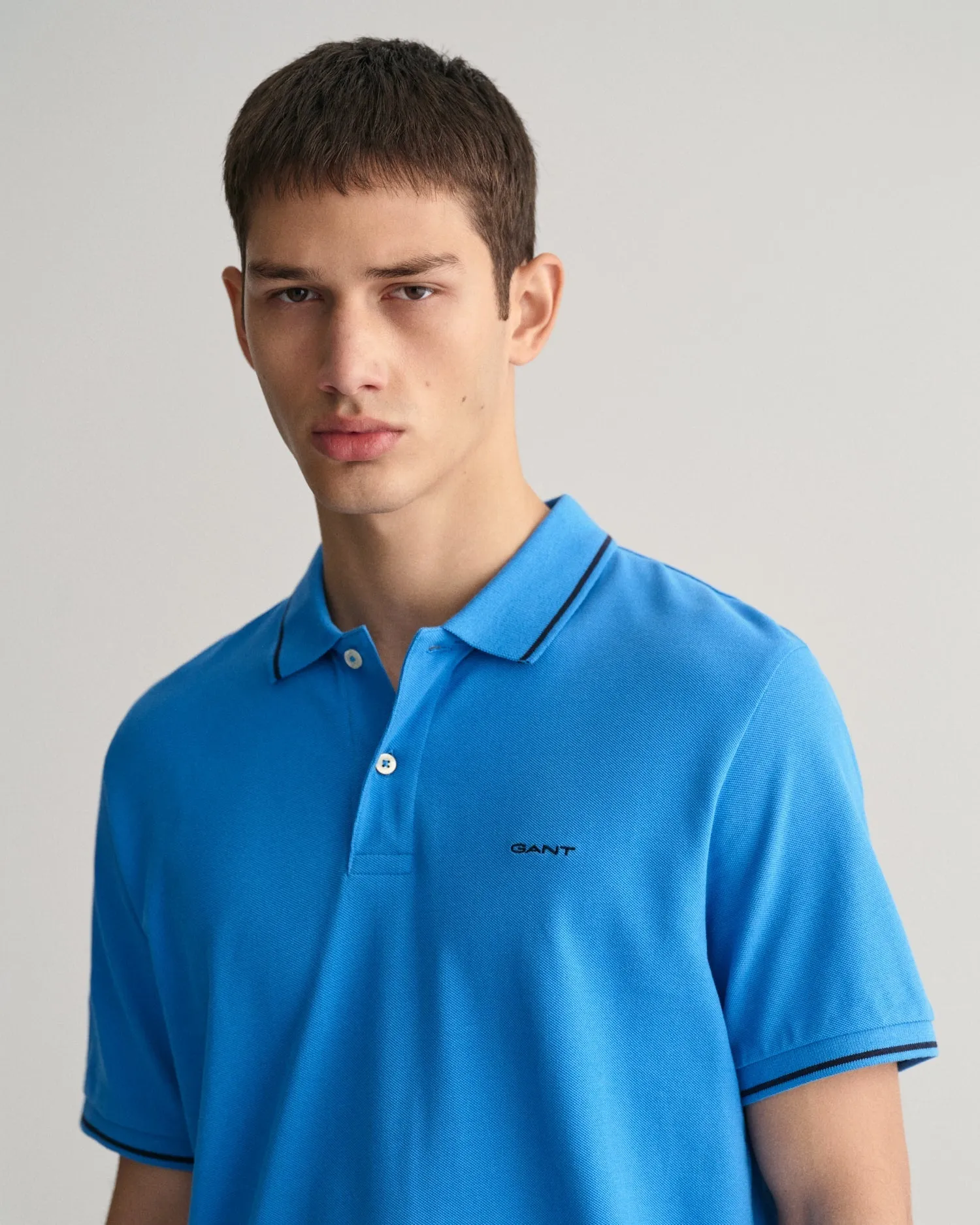 Gant Tipping Short Sleeve Pique Polo