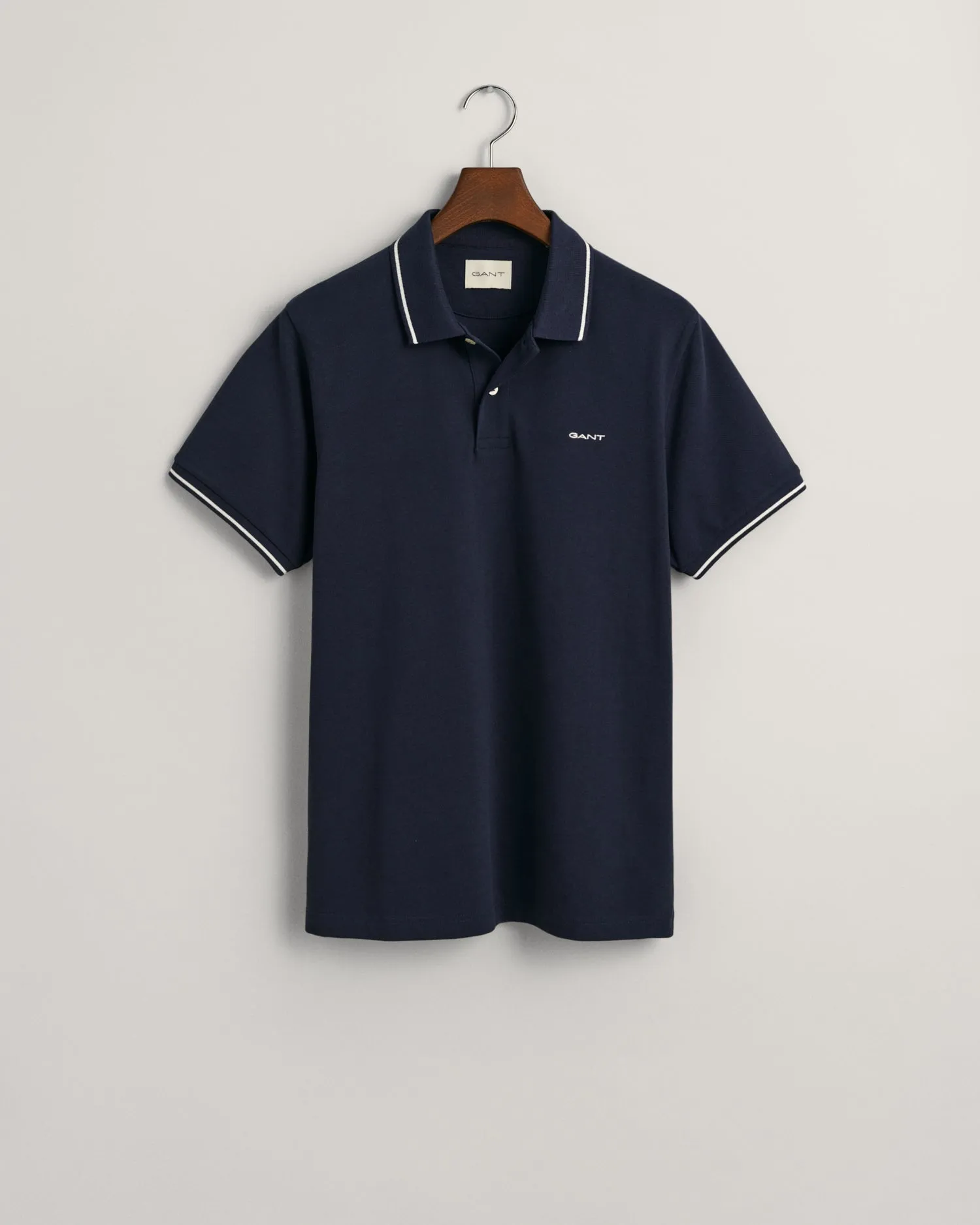 Gant Tipping Short Sleeve Pique Polo