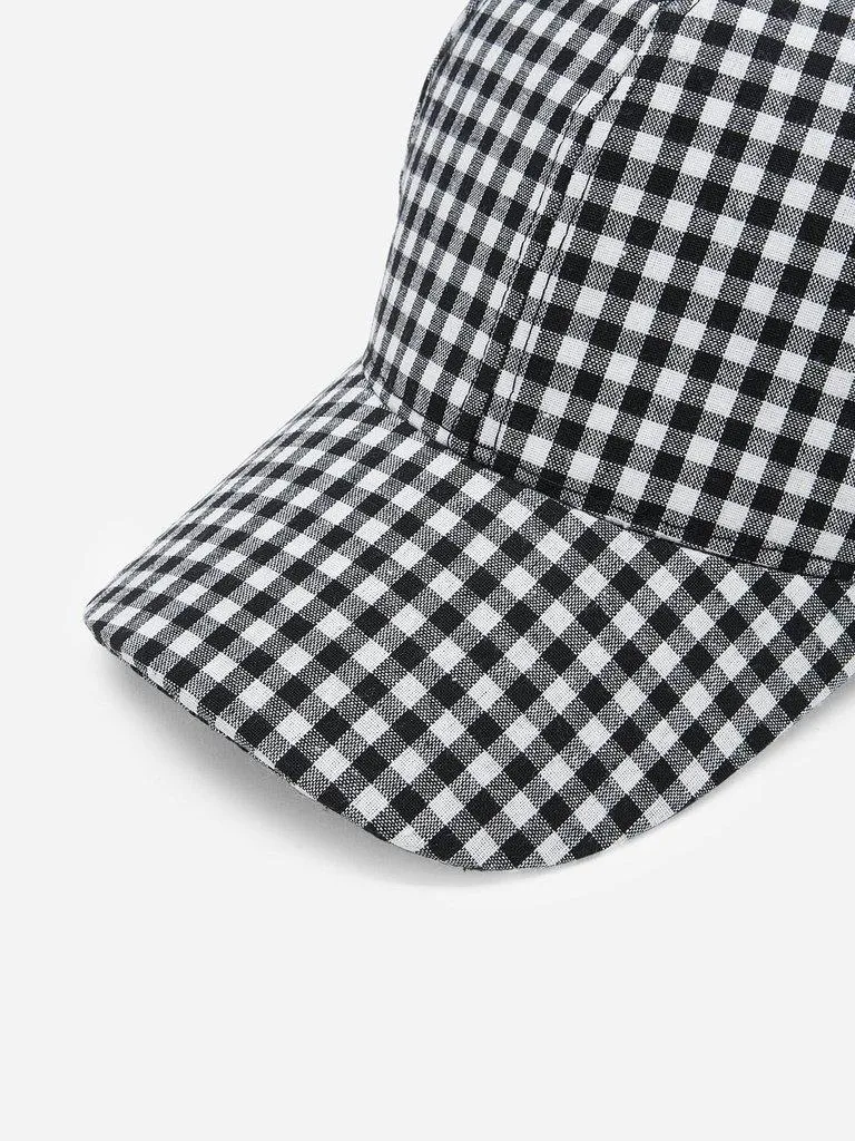 Gingham Baseball Cap