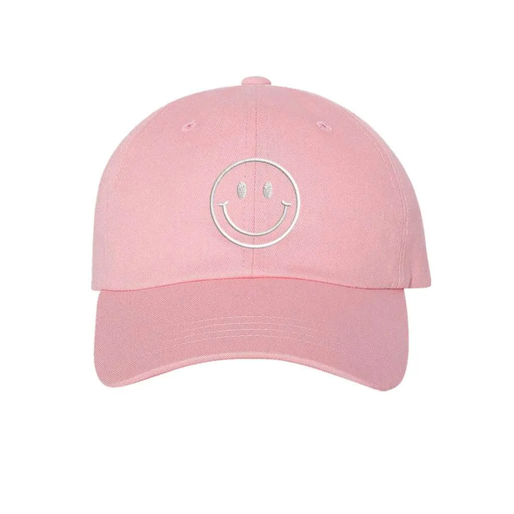 Happy Face Baseball Hat - Positive Vibes Baseball Caps