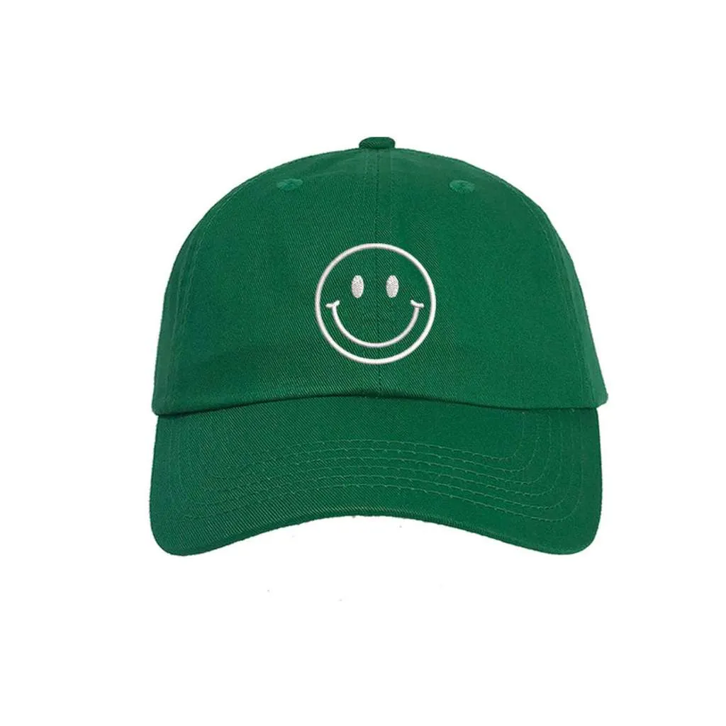 Happy Face Baseball Hat - Positive Vibes Baseball Caps