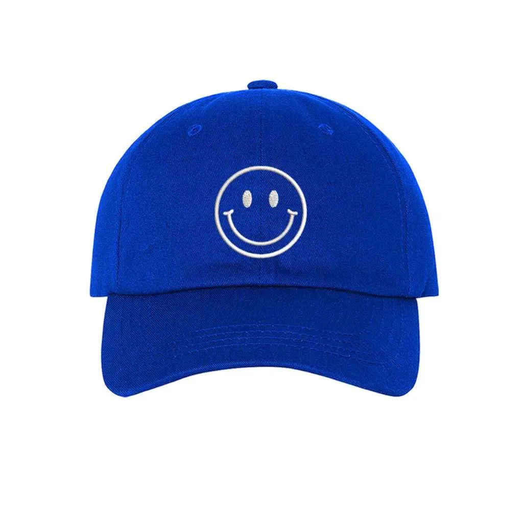 Happy Face Baseball Hat - Positive Vibes Baseball Caps