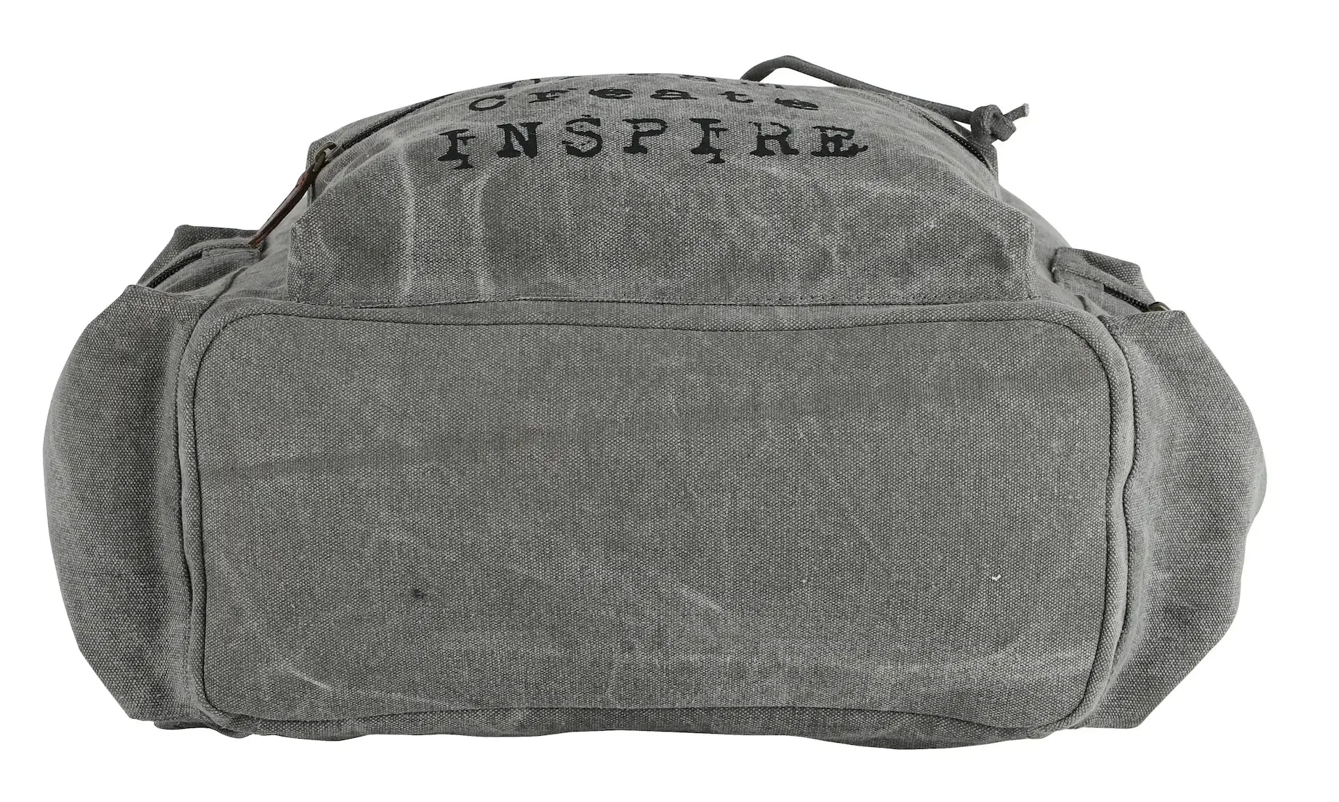 Inspire Canvas Backpack w/Leather Straps