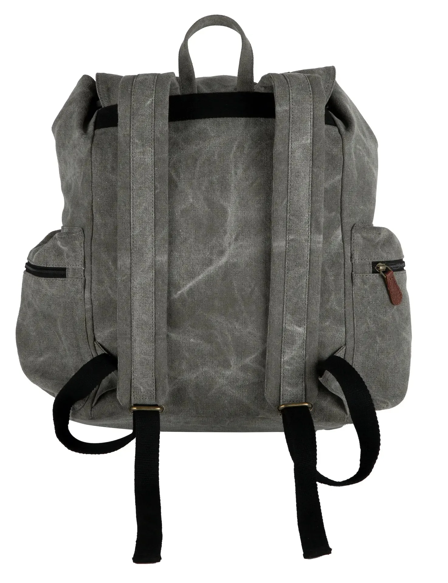 Inspire Canvas Backpack w/Leather Straps