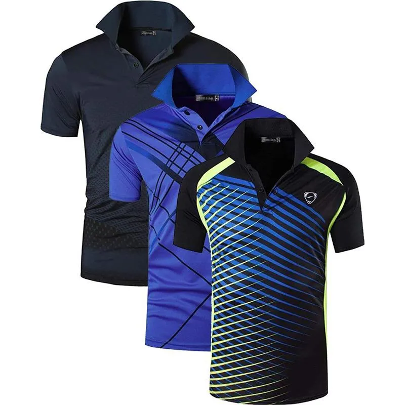 Jeansian 3 Pack Men's Sport Tee Polo Shirts POLOS Polo shirts Golf