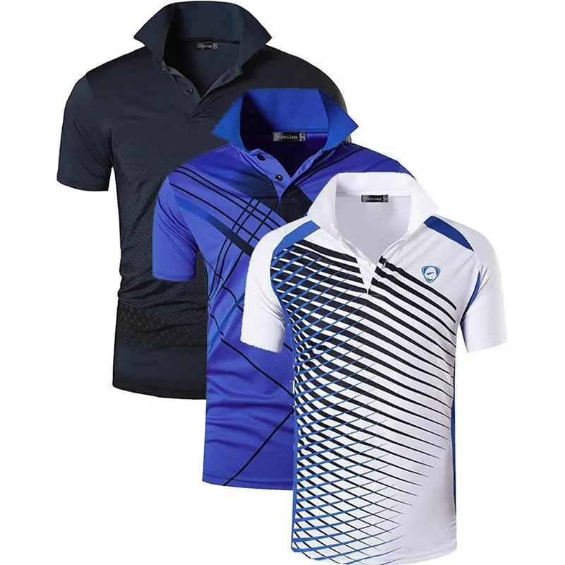 Jeansian 3 Pack Men's Sport Tee Polo Shirts POLOS Polo shirts Golf