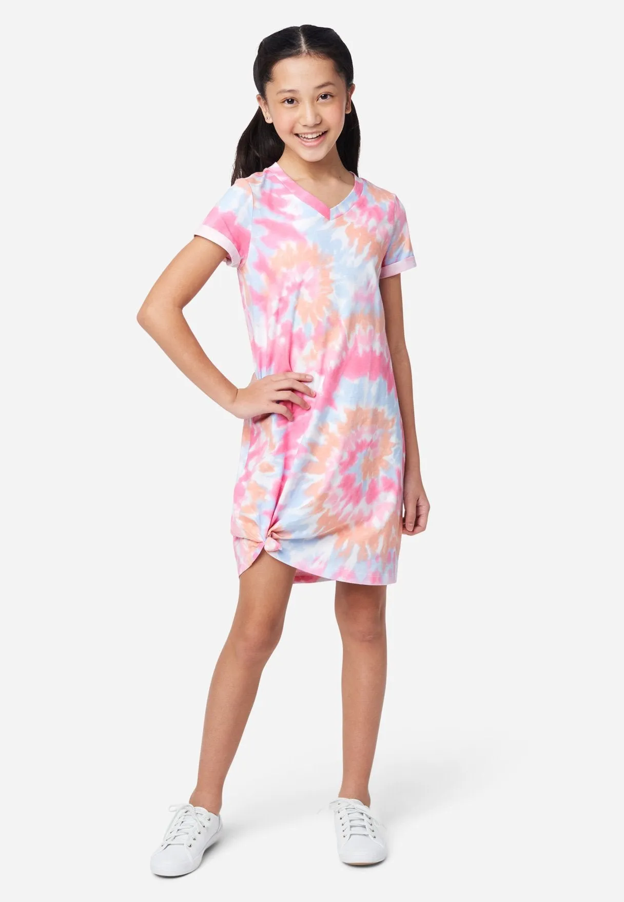 Knotted T-Shirt Dress