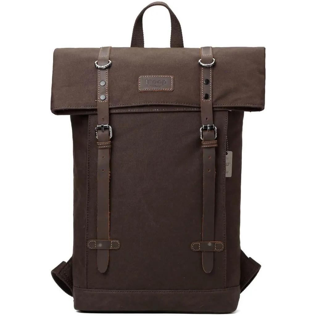 Laptop Backpack - Troop London - Heritage Canvas 15" Smart Casual Daypack