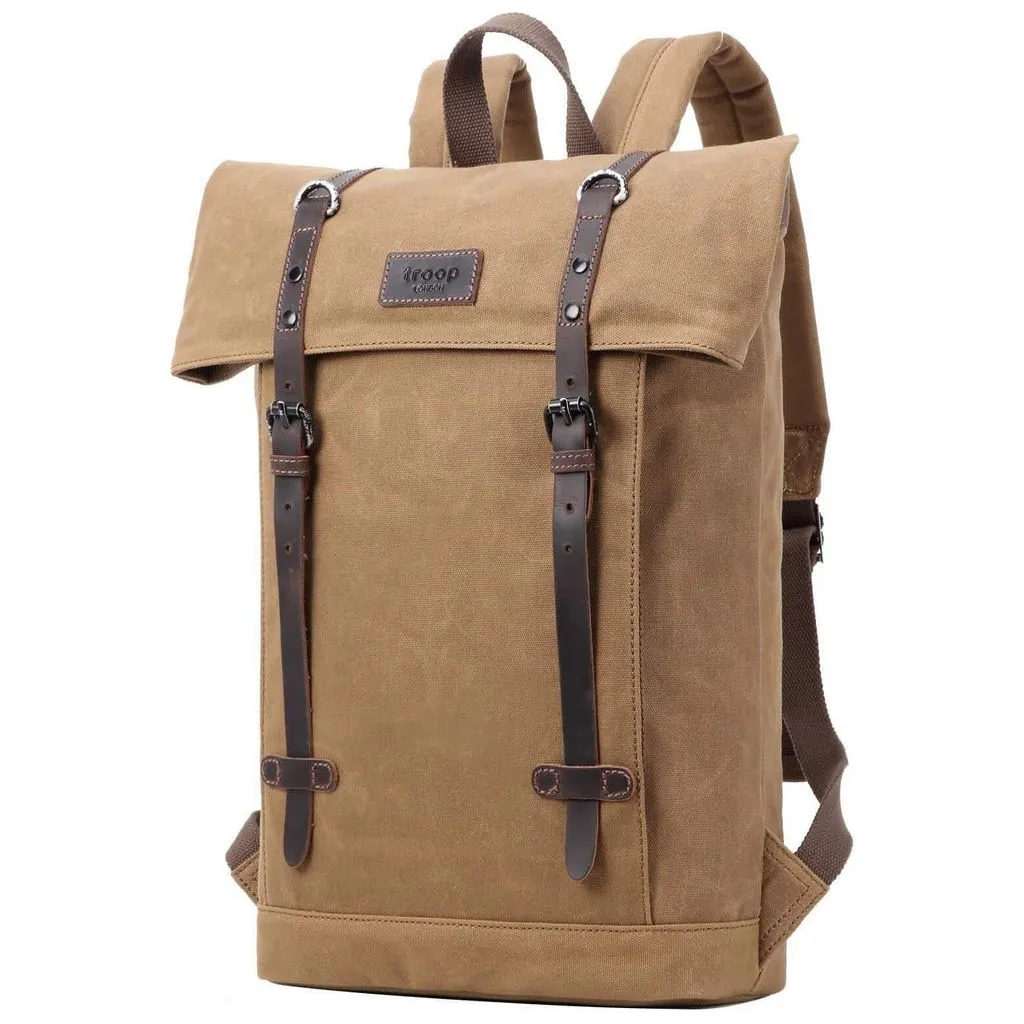 Laptop Backpack - Troop London - Heritage Canvas 15" Smart Casual Daypack