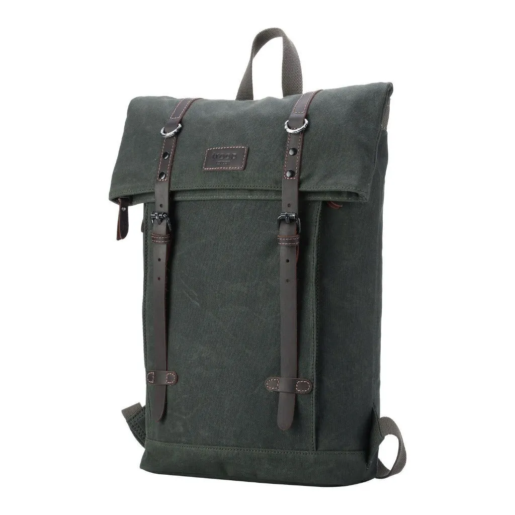 Laptop Backpack - Troop London - Heritage Canvas 15" Smart Casual Daypack