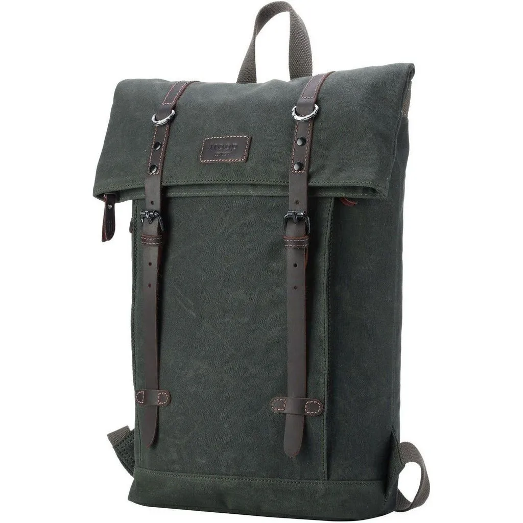 Laptop Backpack - Troop London - Heritage Canvas 15" Smart Casual Daypack