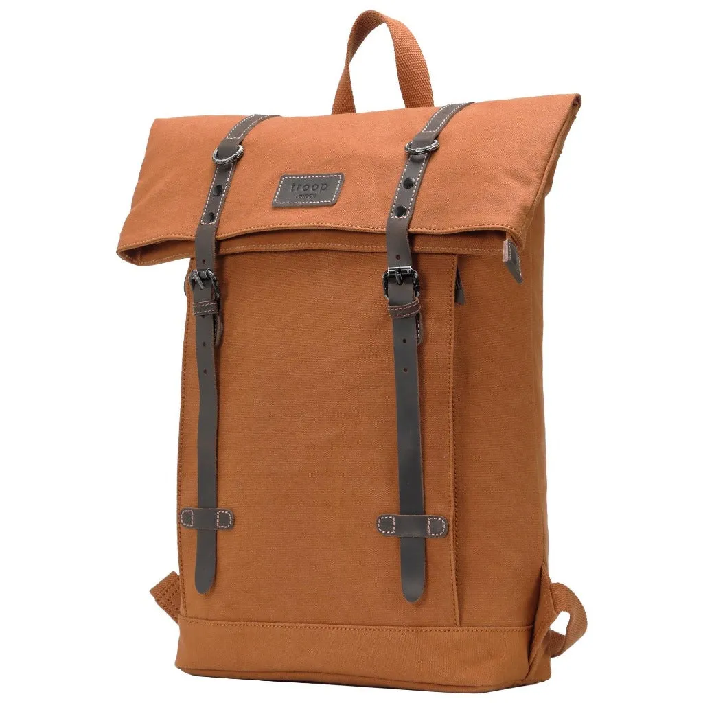 Laptop Backpack - Troop London - Heritage Canvas 15" Smart Casual Daypack