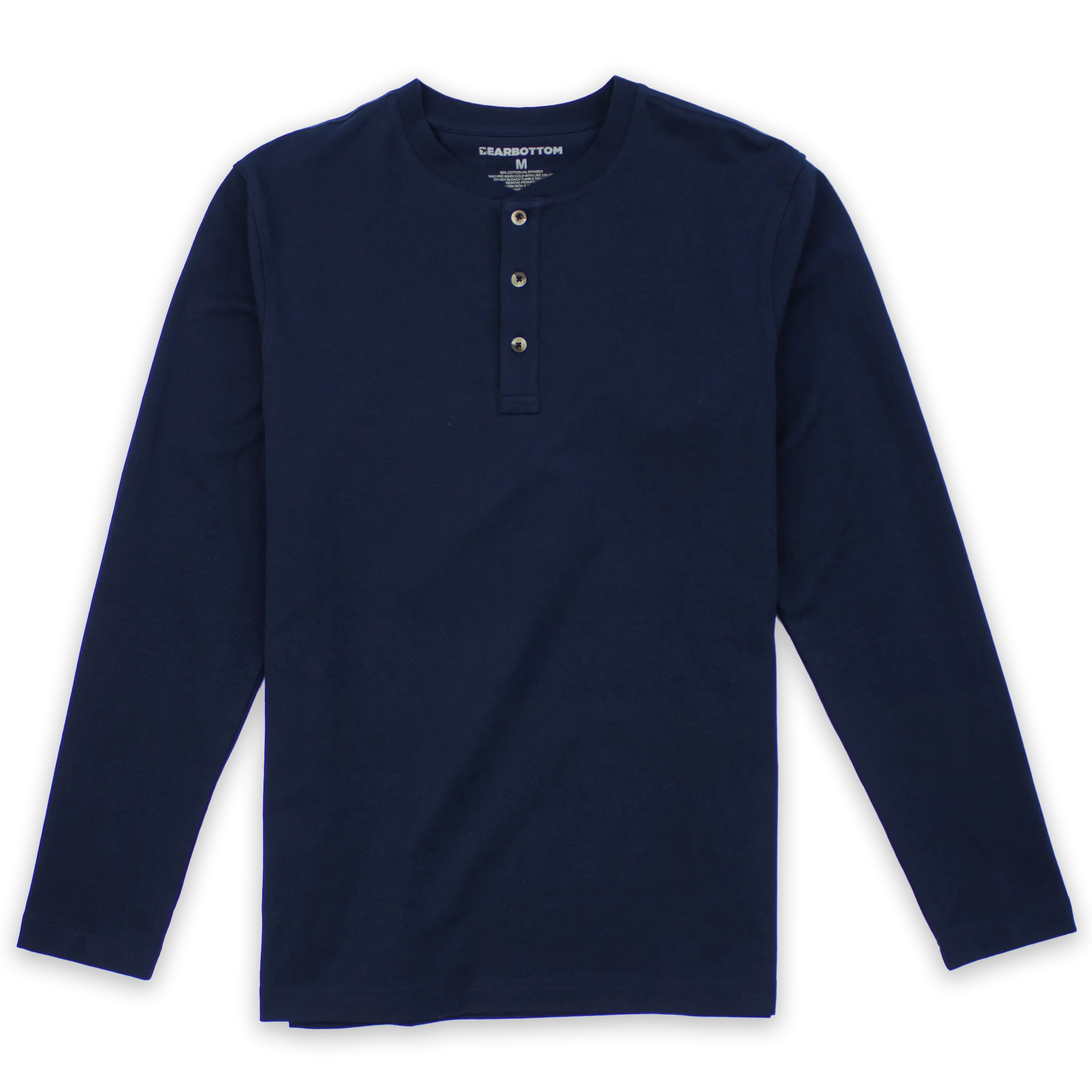 Long Sleeve Stretch Henley