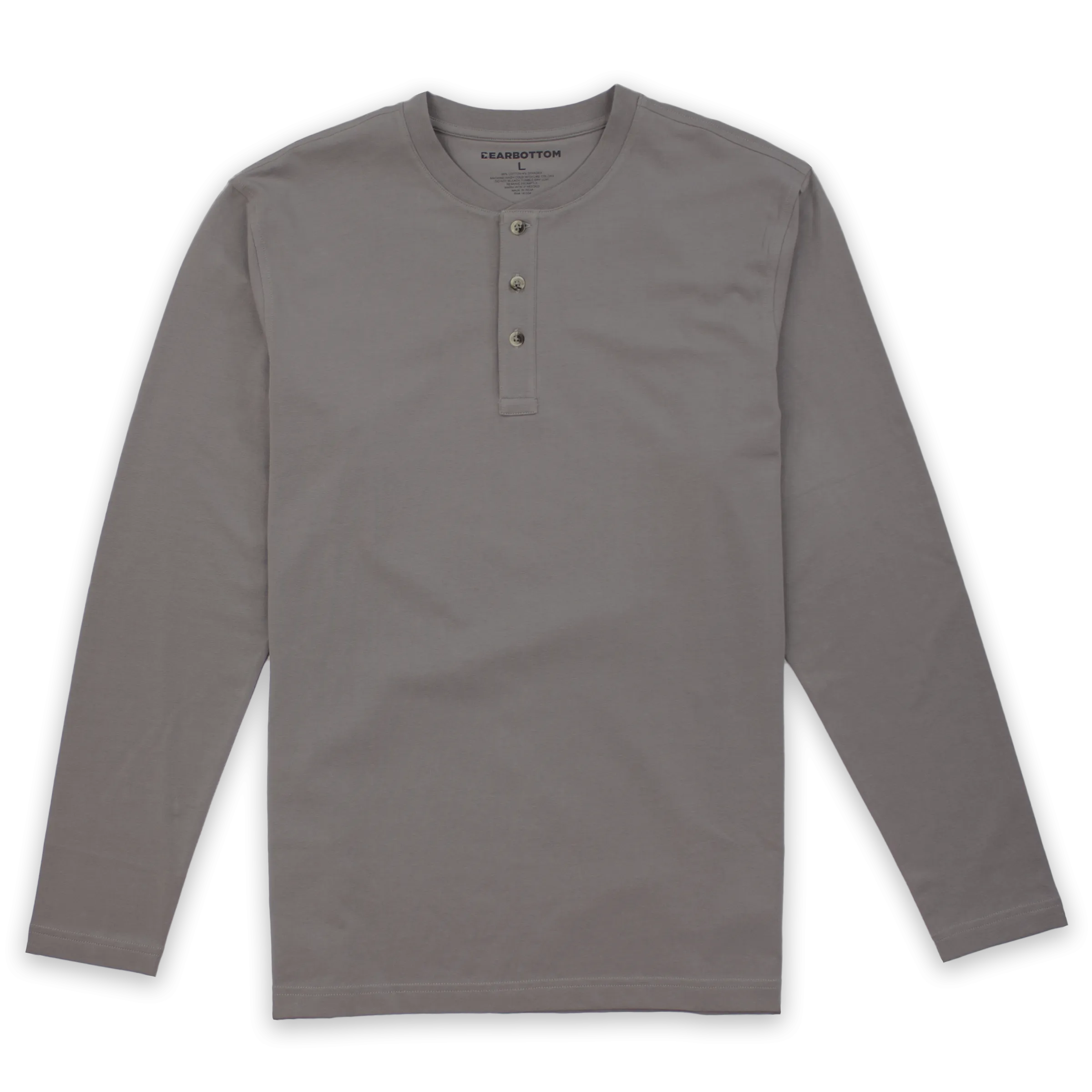 Long Sleeve Stretch Henley