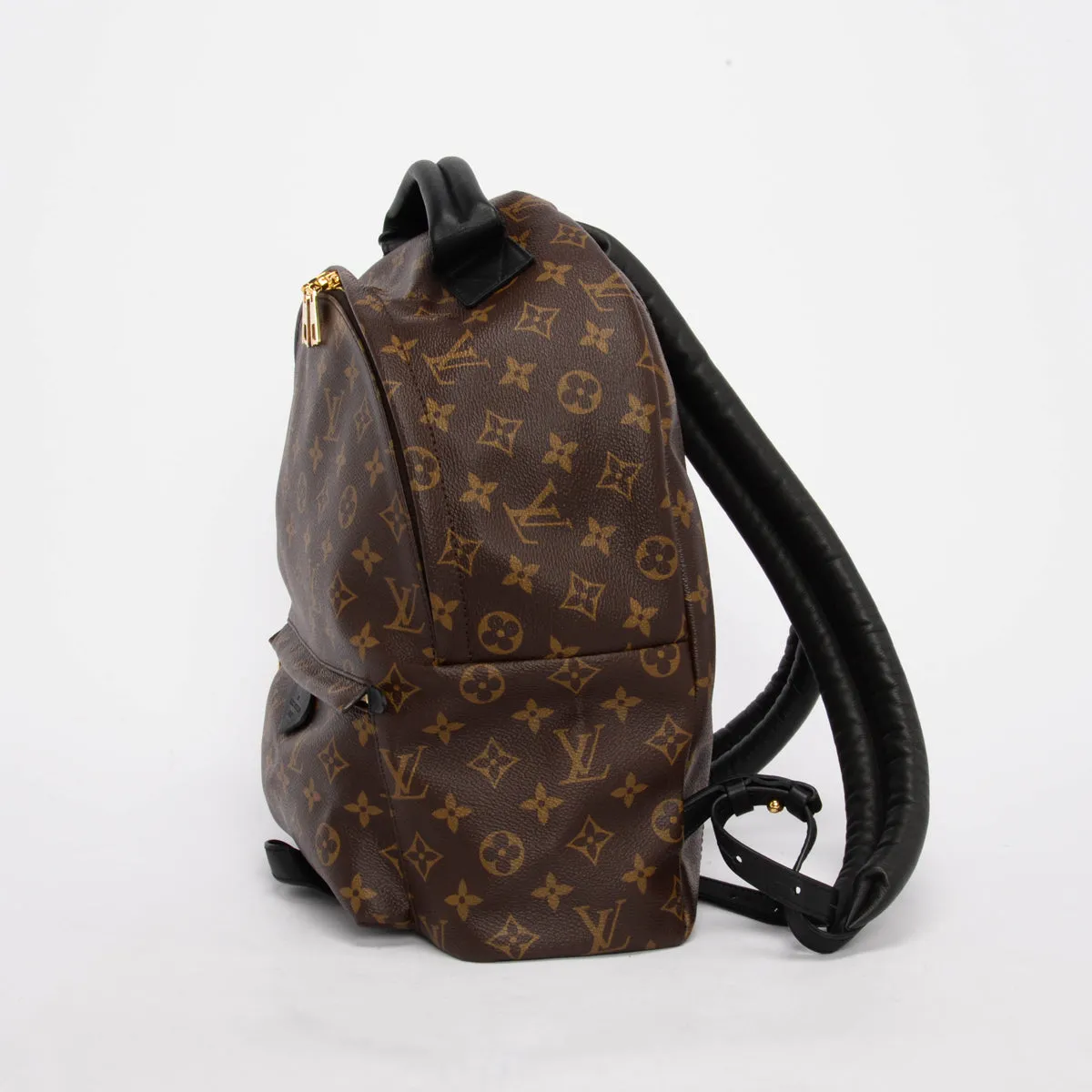 Louis Vuitton Noir Monogram Canvas Palm Springs MM Backpack