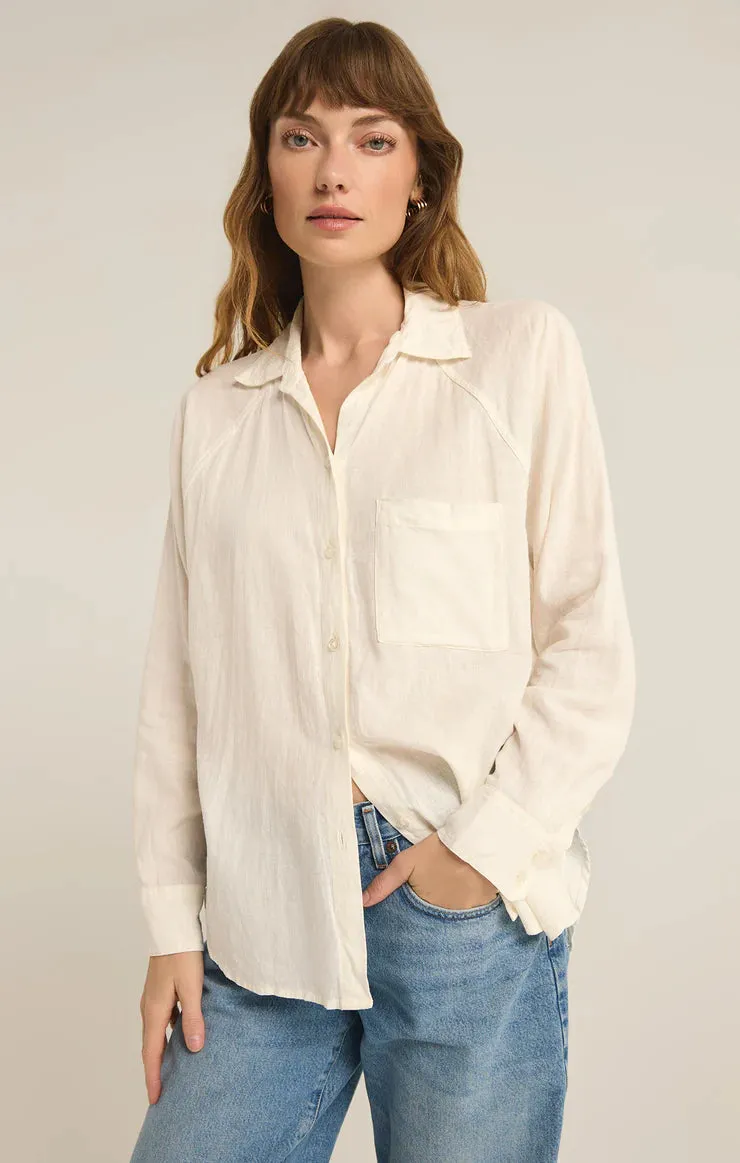 LS PERFECT LINEN TOP