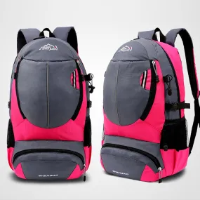 Male Foldable Canvas Bucket Rucksack Backpack