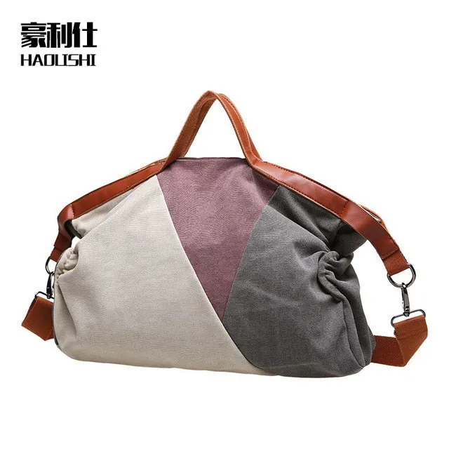 Man Canvas Tote BagHandbag Messenger Bags Vintage