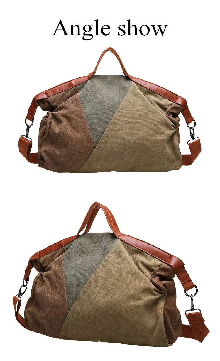 Man Canvas Tote BagHandbag Messenger Bags Vintage