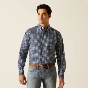 Men's Ariat Emile Fitted Shirt- Mood Indigo