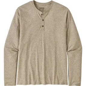 Men's Long-Sleeved Organic Cotton Lightweight Henley Pullover