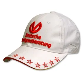 Michael Schumacher Baseball Cap, DVAG, Adult, White, 2015