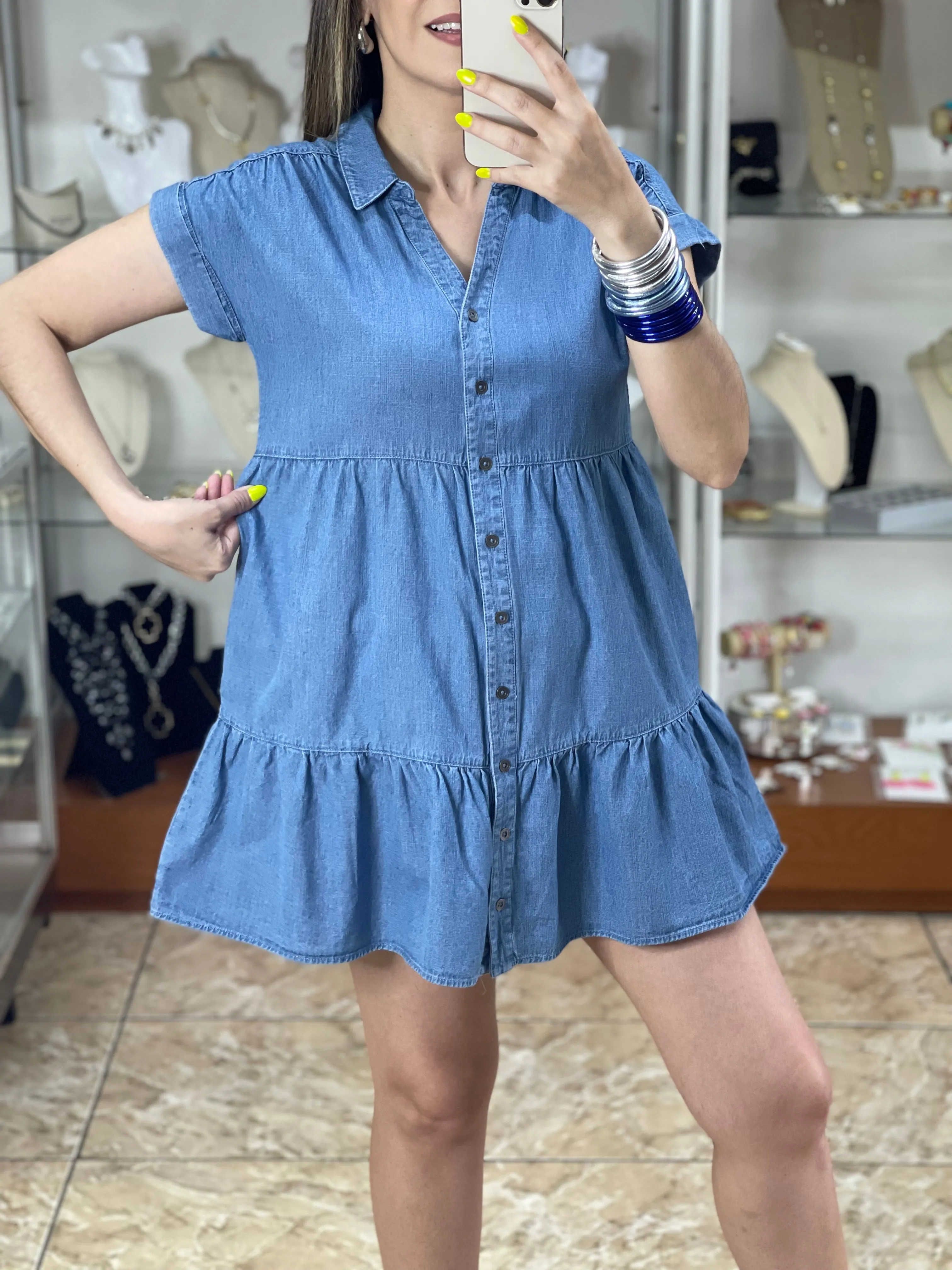 Mini Mini Denim Dress