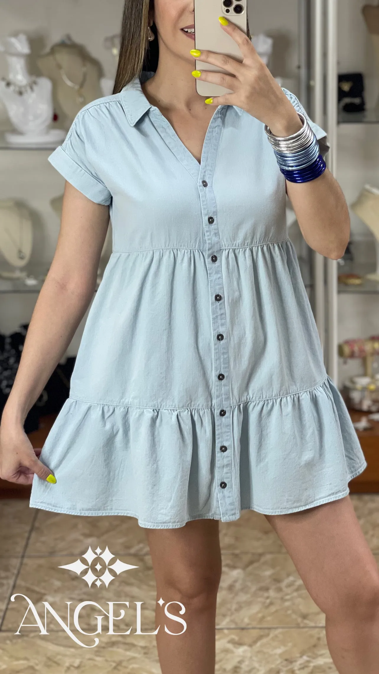 Mini Mini Denim Dress