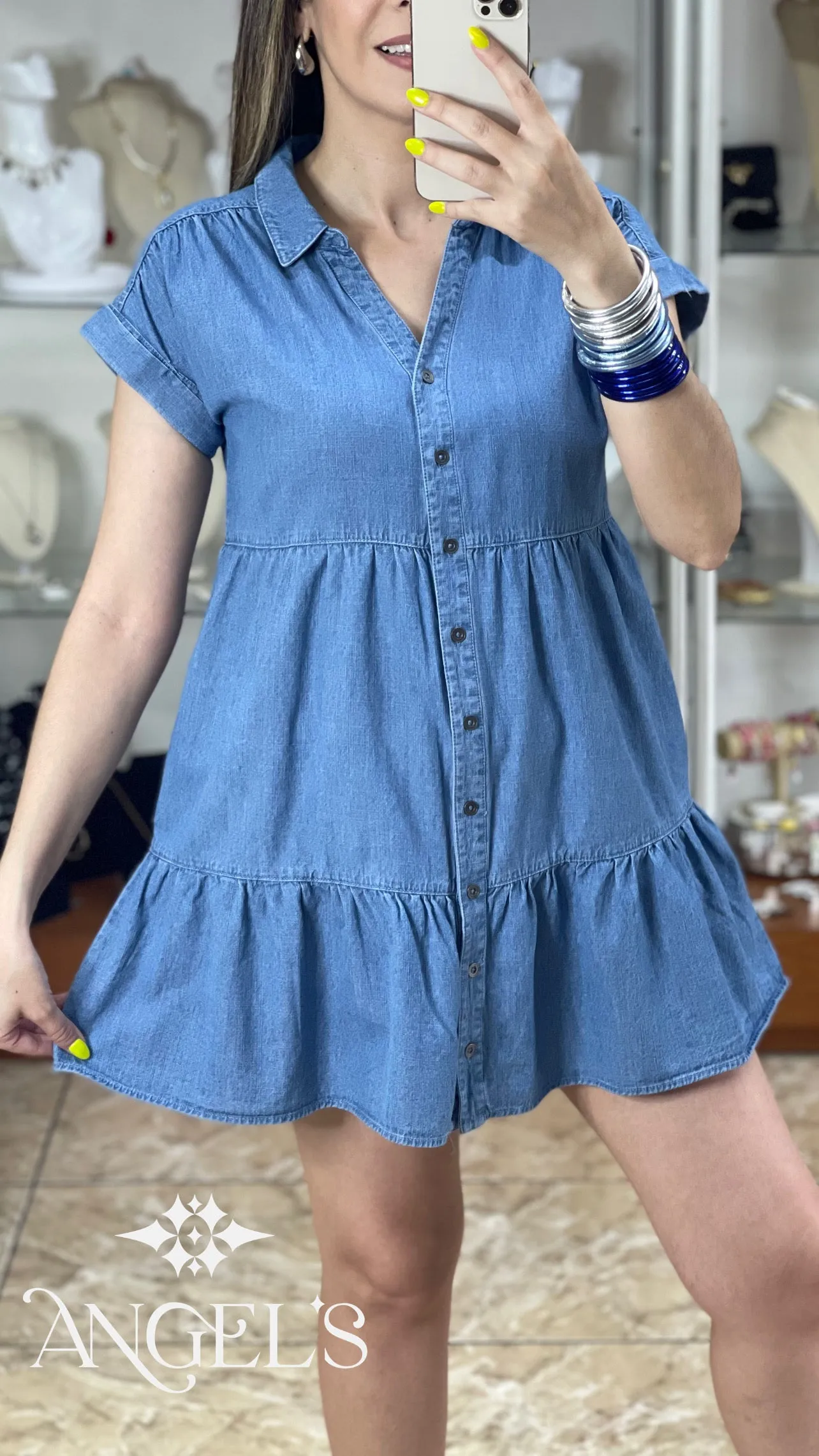 Mini Mini Denim Dress