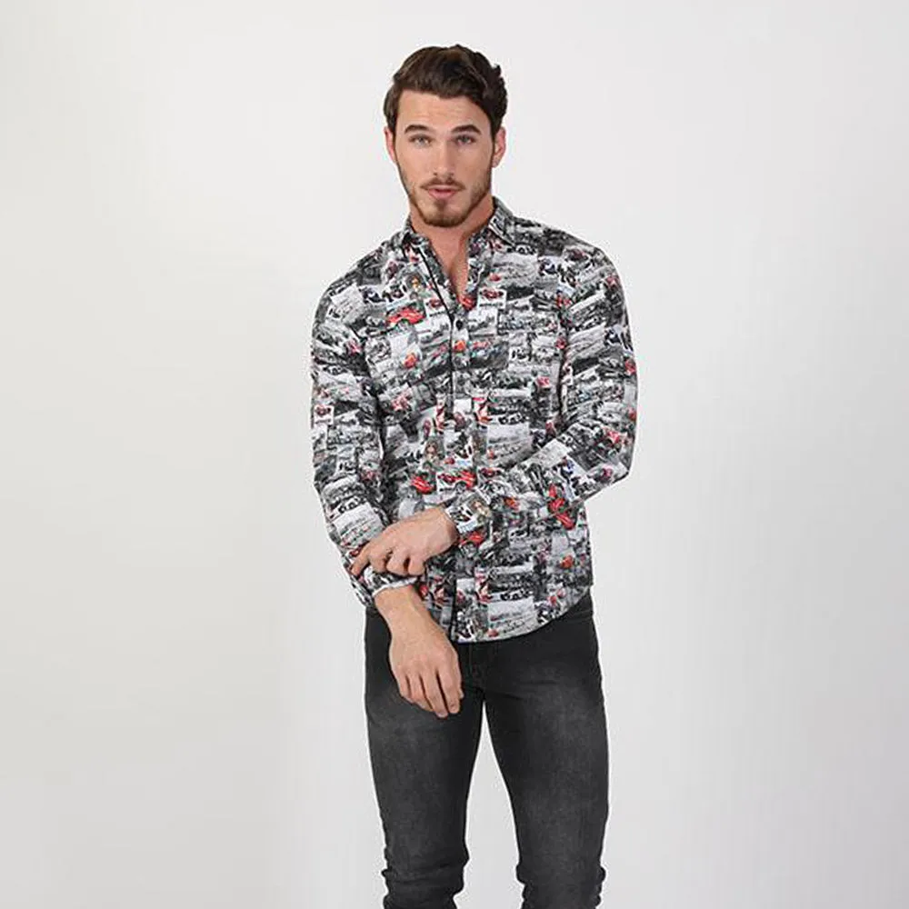 Monaco Print Shirt