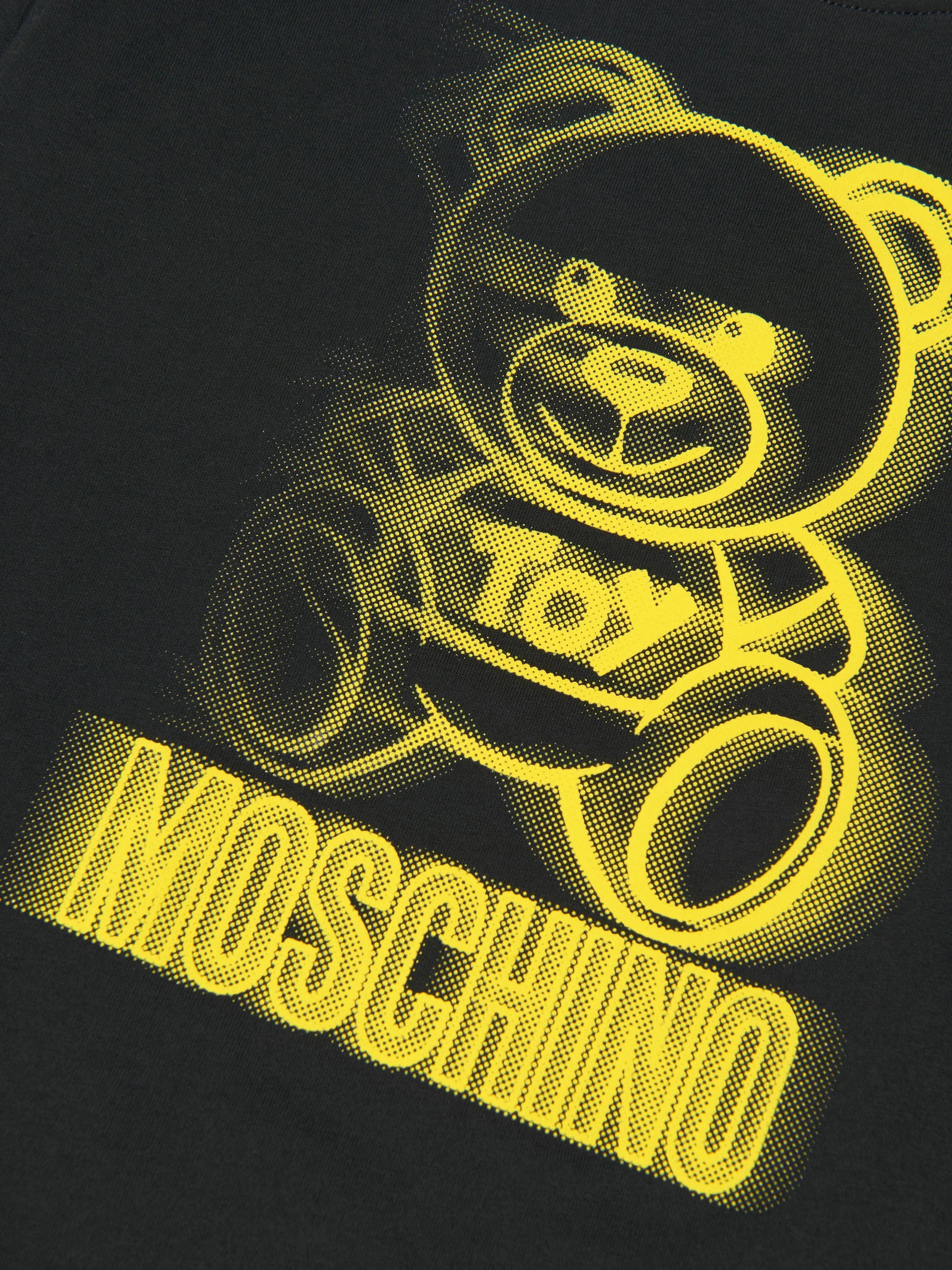 Moschino Boys Teddy Logo Maxi T-Shirt in Black