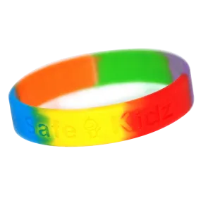 Multicoloured Debossed Wristbands