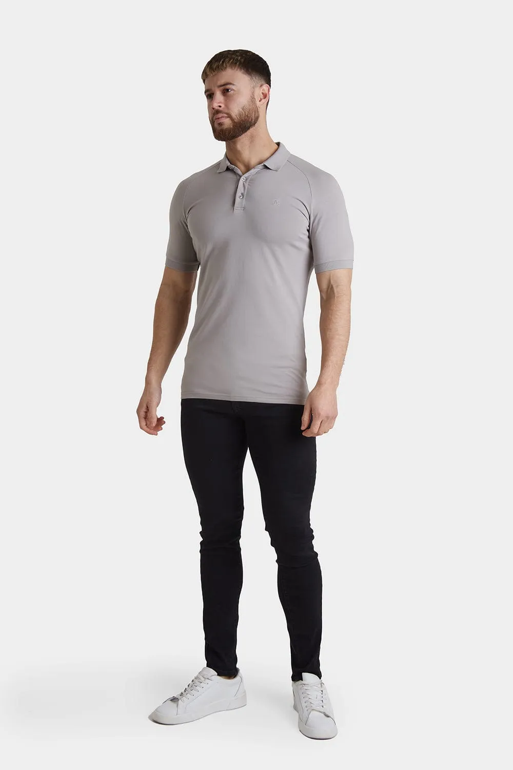 Muscle Fit Polo Shirt in Mole