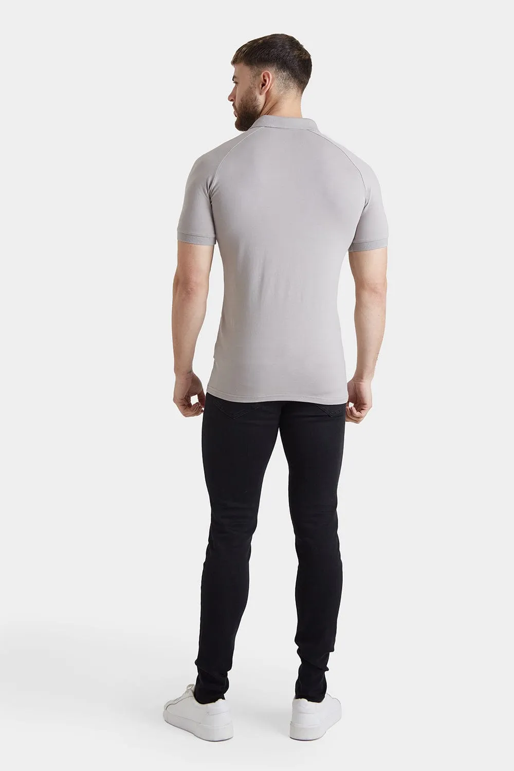 Muscle Fit Polo Shirt in Mole