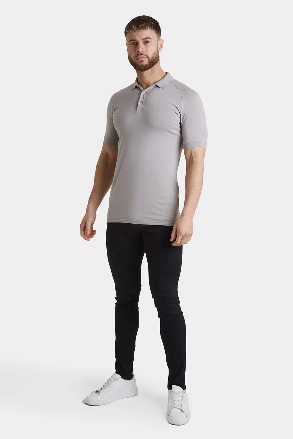 Muscle Fit Polo Shirt in Mole