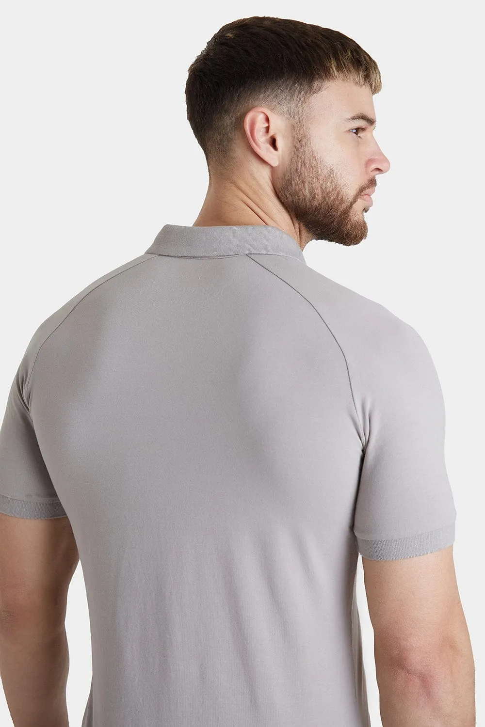 Muscle Fit Polo Shirt in Mole