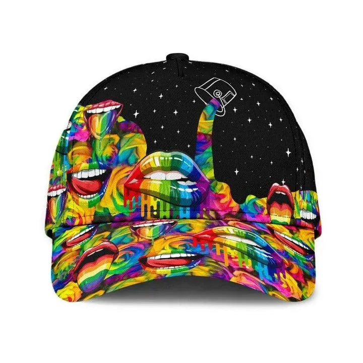 Pride Cap Lgbt Unicorn Love Is Love Lgbt Printing Baseball Cap Hat, Pride Accessories