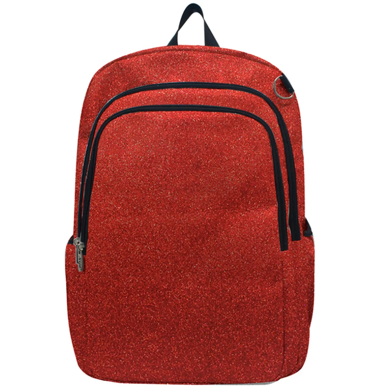 Red NGIL Premium Large Glitter Canvas Backpack