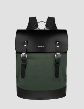 Sandqvist Hege Backpack (Canvas) - Beluga Green