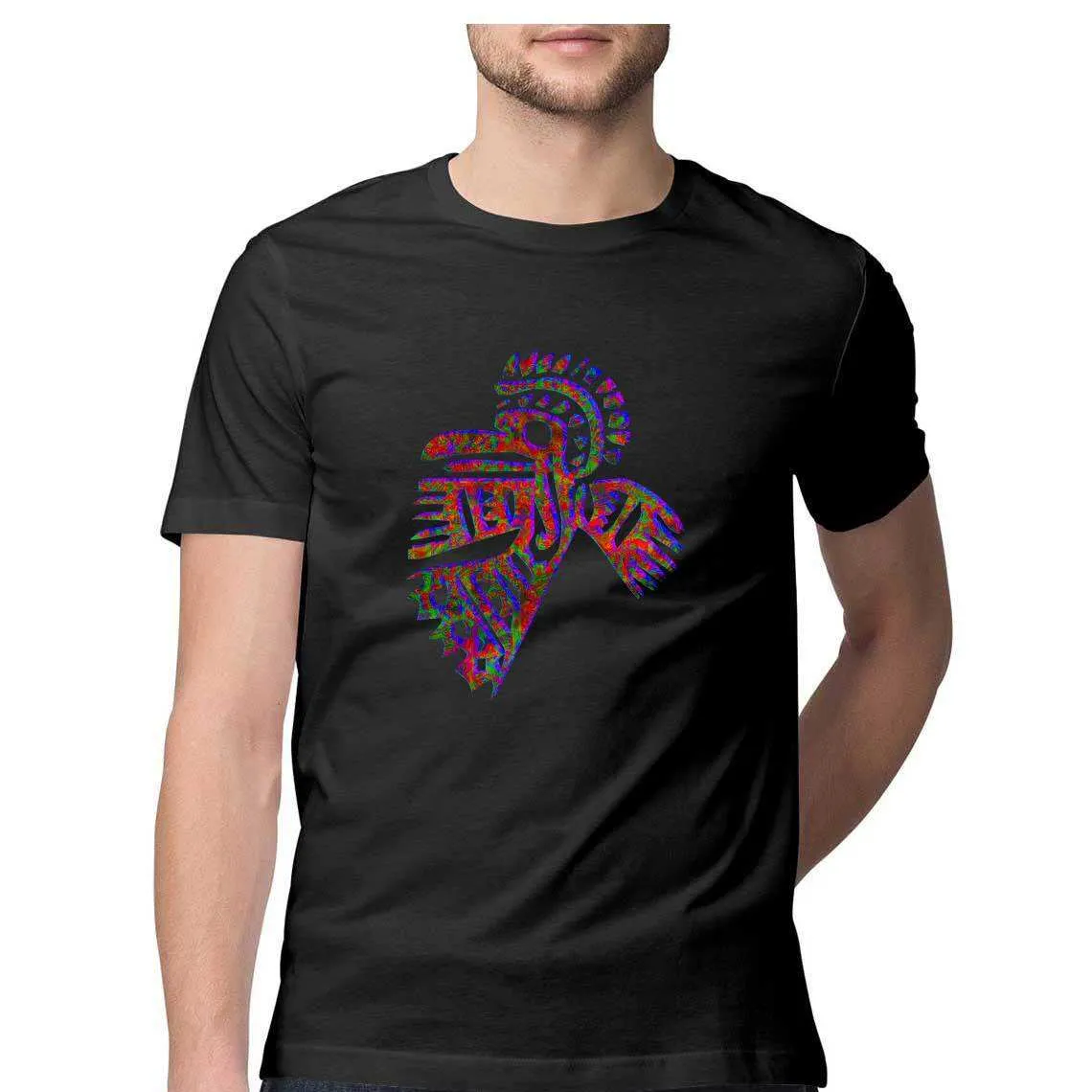 Shaman's view of a morning bird Men's T-Shirt